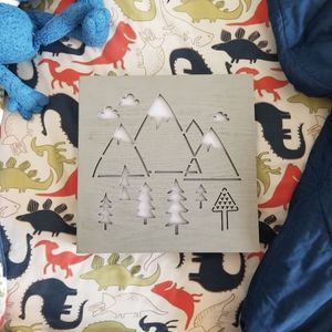 Mountain Night Light- Battery Operated